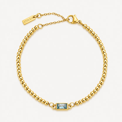 Beaded Birthstone Bracelet
