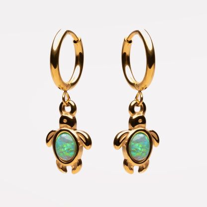 Opal Turtle Hoops