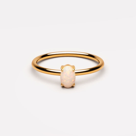 Oval Opal Ring