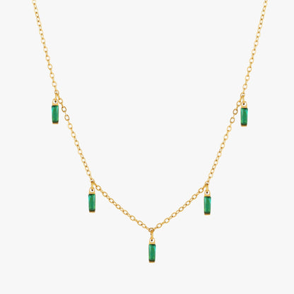 Rain of Emeralds Choker
